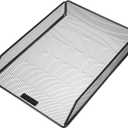 Mr. Pen Mesh Desk Organizer - Single Tray with Letter Tray, File Holder for Desk Paper Management (13.4" x 9.8" x 2.6")