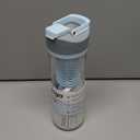 Contigo Clybourn Plastic Free Flow Filter Water Bottle with AUTOSEAL Spill-Proof Lid 24oz., Salt