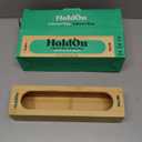 HoldOn Bamboo Sandwich Bag Holder - Bamboo, Simple, Individual Organizer, Extra Thick - Food Storage Bag Holder, Space Saving, Renewable Material, Clutter Free