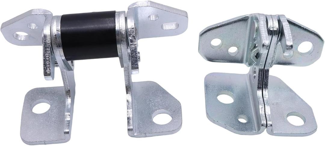 SecosAutoparts 2Pcs Driver Left Side Front Door Hinges Upper & Lower Set Fit for Jeep Grand Cherokee 2013-2022, Fit for Dodge Durango Charger 13-23, Fit for Chrysler 300 13-20# 55113665AI 55113661AC