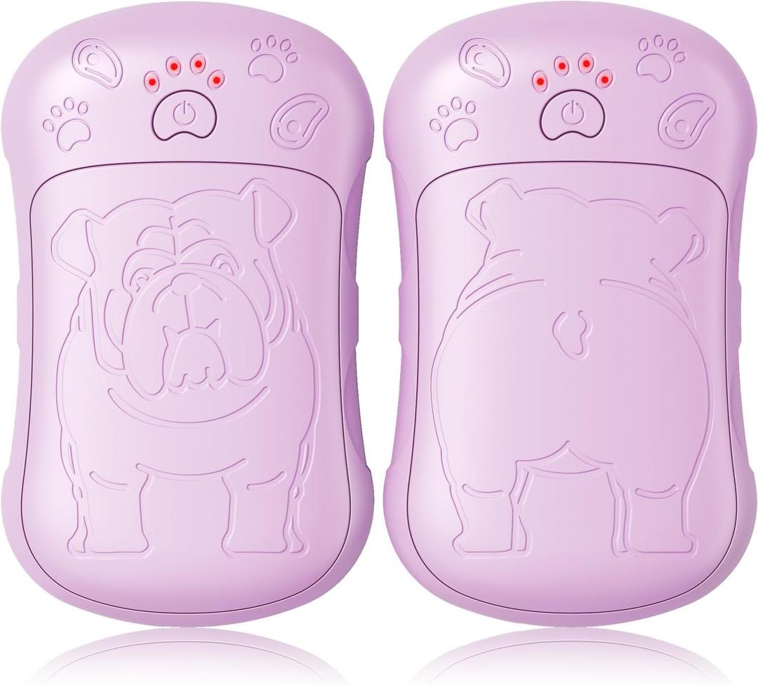 OLV Hand Warmers Rechargeable 2 Pack Strong Magnetic 18Hrs Longer Heating Portable Pocket-Sized Hand Warmer 6000mAh USB Hot Heater Birthday Gifts for Men Women Camping,Golf,Hunting,Travel Essentials