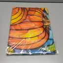 Fall Cardinal Bird Pumpkin House Flag 28x40 Double Sided Large Stained Glass Burlap Yard Flag Maple Leaves Welcome Autumn Thanksgiving Holiday Outside Decorations