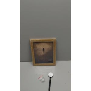 Vintage Gold Framed Wall Art Retro Dark Dragonfly Painting Canvas Prints Gothic Insect Picture Wall Decor Rustic Farmhouse Animal Poster Artwork for Living Room Bedroom Bathroom, 9x11in