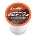 Brooklyn Beans Decaf Coffee Pods, Cinnamon Subway - Compatible with Keurig K Cup Brewers Including 2.0 Machines, 40 Count, Spicy and Sweet