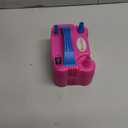 IDAODAN Electric Balloon Pump, Portable Electric Balloon Blower Machine Balloon Air Pump Dual Nozzle Rose Red 110V 600W Balloon Inflator for Party Decorations