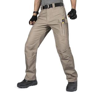 FREE SOLDIER Men's Tactical Pants Water Resistant Ripstop Cargo Work Lightweight EDC Hiking Pants with Multi Pockets 38W/28L