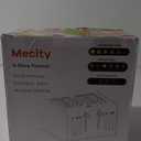 Mecity 4 Slice Toaster with Touch Screen Control, 4 Wide Slots, Stainless Steel Smart Bread Toaster for Bagels, Muffins, Waffles, Dual Control Panel, Timer, Defrost, Reheat, 120V 1650W, Pearl Grey