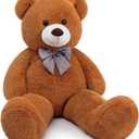 MaoGoLan Giant Extra Large Teddy Bear 55 inch Jumbo Stuffed Animals for Girlfriend Her (Dark Brown)