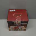 Lulu Home 7.2FT H Christmas Inflatable Decoration, Light Up Air-Blown Reindeer Holding Santa in The Mouth, Xmas Blowups with Storage Bag for Roof Balcony Tree Window Sill Holiday Display