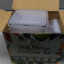 40 Piece Food Storage Containers with Lids(20 Containers & 20 Lids), BPA-Free Plastic Food Containers for Kitchen Storage and Organization, Leak Proof Meal Prep Container, Includes Labels & Pen