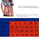 CM-Kid 4th of July Patriotic Shirt for Women American Flag Clothing Summer V Neck Short Sleeve USA Outfit Tee Top (S)