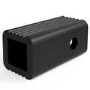 2" to 1-1/4" Hitch Receiver Adapter Insert Sleeve Mount - 2 Inches to 1.25 Inches Converter for Bike Rack and Cargo Carriers