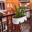 Adjustable and detachable Planter Box Brackets, flower pot bracket,hanging flower box bracket, window flower box bracket, suitable for fences, window sills, gardens, etc (Black,2 PCS)