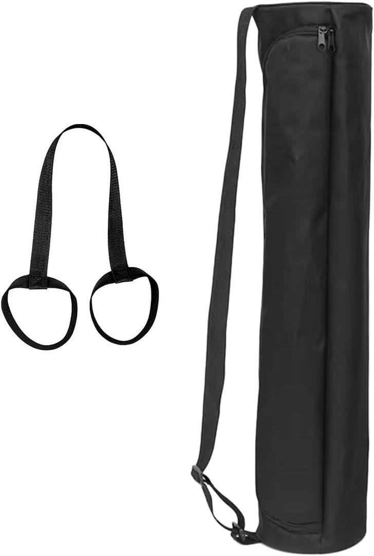 Yoga Mat Bag for Women & Men,Travel Yoga Gym Bag for 1/4" 1/3" Thick Exercise Yoga Mat,Fitness mat bag,sprot mat pouch (Extra Large-Black)