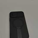 SURITCH for iPhone 12/12 Pro Case with Magnetic Camera Slide Cover and Adjustable Kickstand, Compatible with MagSafe, Shockproof Bumper Case Slim Protective Cover for iPhone 12/12 Pro 6.1 Inch, Black | 6.1 Inch