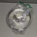 YUDANSI Stainless Steel Puppy Weaning Bowls, Cat Bowls for Food Water, Multiple Puppies Feeder Whelping Dishes, Litter Feeding Station Pans for Small Dogs Cats Eating at Same Time-Small Medium Large Size (10.2in-2pcs)