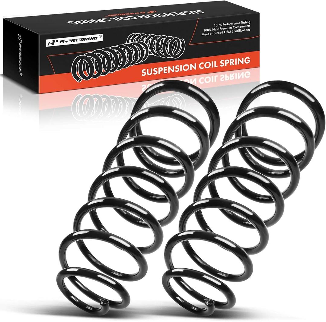 A-Premium 2Pcs Rear Suspension Coil Spring Set Compatible with Toyota 4Runner 1996 1997 1998 1999 2000 2001 2002, Driver and Passenger Side, Replace# 4823135140, 4823135190