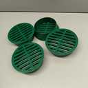 4" Outdoor Round Flat Drain Grate Cover (4, Green)