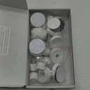 dadop Adjustable Threaded Bed Frame Anti-Shake Tool for Bed, Headboard Stoppers, Bedside Headboards Prevent loosening Anti-Shake Fixer, Easy Install (4pcs White Upgrade Version, 40-100mm)