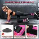 BAGAIL Ankle Wrist Weights for Women & Men, Set of 2 (4 lb Each, 8 lbs Total), Wearable Leg Arm Weights with Sleek Design & Secure Fit for Walking, Running, Pilates, Home Fitness - 4lb x 2, Pink