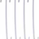 Sattiyrch 15" Wreath Hanger for Front Door,Sturdy Steel Wreath Door Hanger,Over The Door Hanger Hook (White,4)