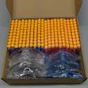 Party Supplies Compatible for Nerf - 10 Kids Pack Boys Birthday Party War Decorations,Face Mask Protective Glasses 200 Foam Bullets Darts for Two Teams Toy for Kids Boys. (Dark Blue-orange)