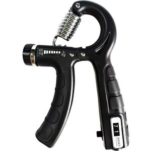 Strengthener Hand Grip Trainer Number Counter Forearm Finger Wrist Gripper Exerciser 5-60kg Adjustable Stretcher Squeezer Workout