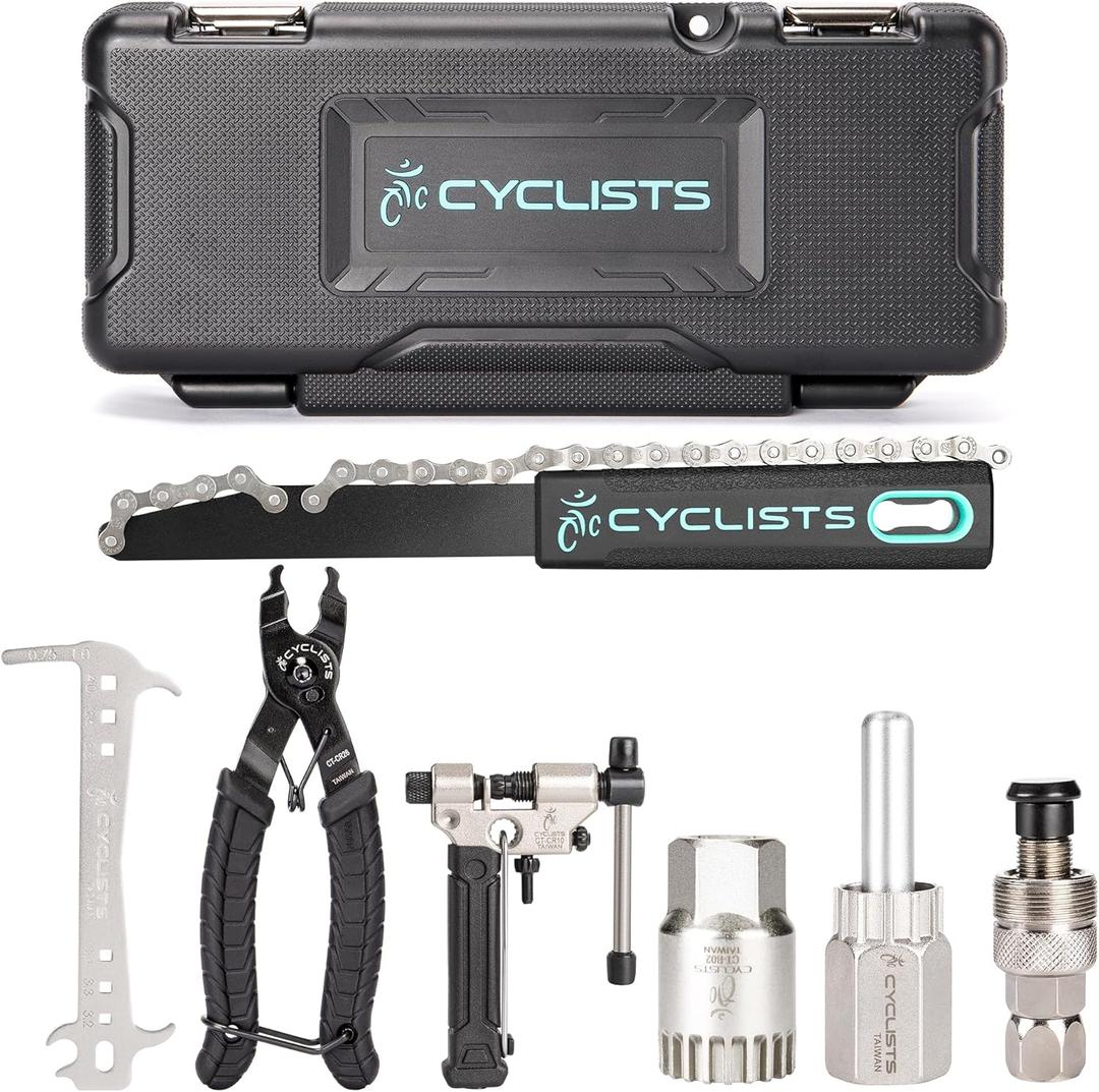 7 Piece Bike Tool Kit - Bike Tools Maintenance Repair Kit - Mountain/Road Bike Bicycle Repair Tool Kit With Storage Case