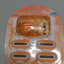DreamGenius Travel Razors for Women Include 1 Handle and 5 Cartridges, Extra Smooth 5-Blade Travel Essentials Razor with Case for Shaving, Orange
