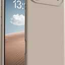 OTOFLY Magnetic for iPhone 17 Air Case,Compatible with Magsafe,Classic Liquid Silicone Mobile Phone Case,Integrated Camera Control Button,Anti-Scratch Microfiber Lining, Light Coffee Brown
