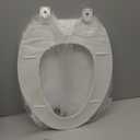 Bemis 170 Durable Plastic Toilet Seat, Elongated, White