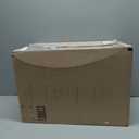 2025 Premium Upgraded Non-Vacuum Bed Quilt All Seasons 100% Cotton Filled Comforter - Reversible Lightweight Soft Breathable Fluffy (Pure White, Full/Queen)