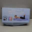 Pregnancy Mattress with Hole - Inflatable Full Body Maternity Bed for Stomach Sleeping, Back Pain Relief - Includes Electric Pump (Blue)