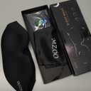 MZOO Luxury Sleep Eye Mask for Side Sleeper Men Women, Zero Eye Pressure 3D Sleeping Mask, Light Blocking Patented Design Night Blindfold, Soft Eye Shade Cover for Travel, Black