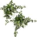 Ling's moment 2PCS Sage Green Artificial Flower Garland Wedding Arch Flowers Floral Swags Centerpieces Greenery Arrangements for Sweetheart/Head Table Easel Wall Entryway Board Backdrop Decor (Wht-white & Sage)
