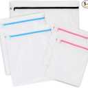 Simple Houseware Laundry Bra Lingerie Mesh Wash Bags (1 X-Large, 2 Large and 2 Medium) - 5 Pack