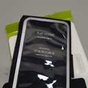 Running Phone Holder, Arm Band for Running for iPhone & Samsung Galaxy, Cell Phone Armband Holder for Walking, Gym, Workout, Men, Women, w/Adjustable Strap & Zipper Pocket (Black-L)