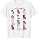 Cute Types of Bunnies Rabbits Breeds Flemish Giant Lionhead T-Shirt
 Large