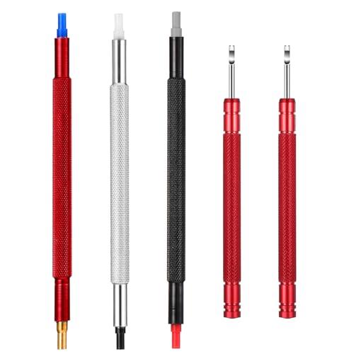 IANFAN 5 Pcs Watch Hands Repair Tool Kit, Watch Hand Removal Tool Watchmakers Wristwatch Repair Tools Watches Hand Pressers Pusher Fitting Set for Wristwatch Adjustment Maintenance
