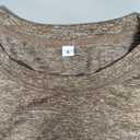 Women's Lightweight Long-Sleeve Crewneck T-Shirt, Soft Heathered Casual Pullover Top for Everyday Wear and Layering S