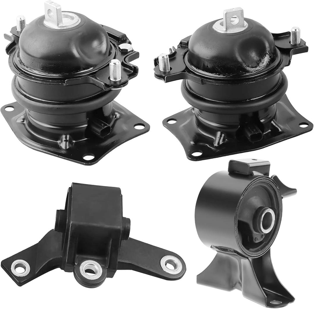 4Pcs Engine Motor Mount & Transmission Mount, For Honda Pilot 3.5L FWD 2009-2015, Replace OE: A65078, A4587, A65077, A65015, 50830-SZA-A01, 50820-SHJ-A03