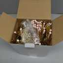 Lullaby 150pcs Gold Plastic Silverware, High End Disposable Cutlery with Pink Handle Include 50 Forks, 50 Spoons, 50 Knives, Perfect for Birthdays, Parties, Weddings, and More