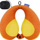 INFANZIA Kids Chin Supporting Travel Neck Pillow, Helps Support Head and Neck, Comfortably Designed for Head, Neck, and Chin Support - Gifts for Toddler/Child/Kids, Orange