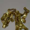 GORGECRAFT 12PCS Sequin Headband Elastic Glow Stretch Sparkle Glitter Fashion Adjustable Hair Band Accessories Pack Set for Girls Women Teens Sports Dance Party Teams Crafts(Gold)