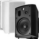 OSD Audio 6.5" Outdoor Patio Speaker Pair 150W, 3-Way, IP54 Weather Resistant, Black AP640