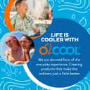 O2COOL Elite Battery Powered Handheld Water Misting Fan (Blue)