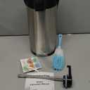 Airpot Coffee Dispenser Thermal with Pump,3L/102 Oz Insulated Stainless Steel Large Airpot Coffee Carafe Lever Action for Hot/Cold Water,Thermal Carafe for Hot Cocoa for Parties (101.4 Ounces)