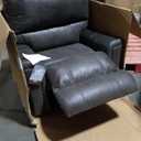 Signature Design by Ashley Skymaker Manual Rocker Recliner, Smoke