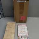 Tatuo 75 Pcs Baby Shower Block Games Here Comes The Son Baby Shower Decor 50 Blank Wooden Blocks 1 Decorate a Block Sign and 24 Paint Markers Party Decorations Activities for Guests(Floral)