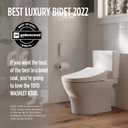 TOTO WASHLET K300 Electronic Bidet Toilet Seat with Instantaneous Water Heating, PREMIST and EWATER+ Wand Cleaning, Elongated, Cotton White - SW3036R#01